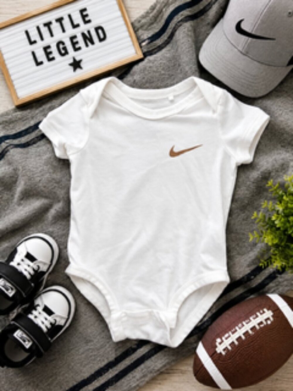 🤍 Nike Baby Bodysuit – White | 3 Months 🤍